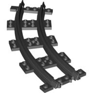 LEGO® los onderdeel Rails in kleur Zwart 85976