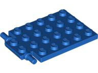 LEGO® los onderdeel Plaat Aangepast in kleur Blauw 92099