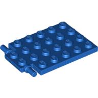 Plaatje in Gallery viewer laden, LEGO® los onderdeel Plaat Aangepast in kleur Blauw 92099