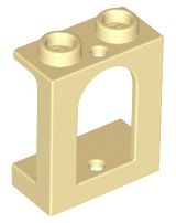 LEGO® los onderdeel Raamkozijn in kleur Geelbruin 90195