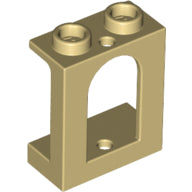 LEGO® los onderdeel Raamkozijn in kleur Geelbruin 90195