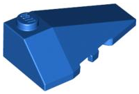 LEGO® los onderdeel Wig in kleur Blauw 43711