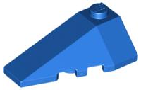 LEGO® los onderdeel Wig in kleur Blauw 43710