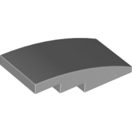 Plaatje in Gallery viewer laden, LEGO® onderdeel Dakpan Gebogen Licht Blauwachtig Grijs 93606