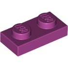 LEGO® los onderdeel Plaat Algemeen in kleur Magenta 3023