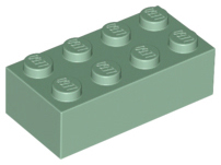LEGO® los onderdeel Steen in kleur Zandgroen 3001