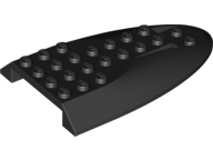 LEGO® los onderdeel Vliegtuig in kleur Zwart 87615