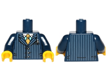 Plaatje in Gallery viewer laden, LEGO® los onderdeel Lijf met Motief Donkerblauw 973pb0899c01