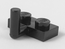 Plaatje in Gallery viewer laden, LEGO® los onderdeel Plaat Aangepast in kleur Zwart 4623