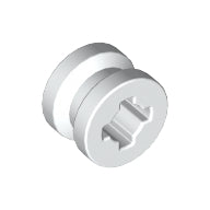 LEGO® los onderdeel Wiel in kleur Wit 4624