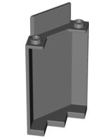 Plaatje in Gallery viewer laden, LEGO® los onderdeel Paneel Donker Blauwachtig Grijs 87421