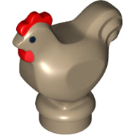 Plaatje in Gallery viewer laden, LEGO® los onderdeel Landdier Donker Geelbruin 95342pb01