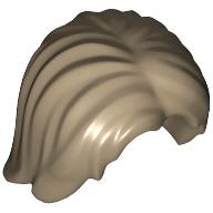 LEGO® los onderdeel Haar in kleur Donker Geelbruin 88283