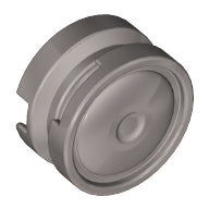 LEGO® los onderdeel Wiel in kleur Zilver 93594