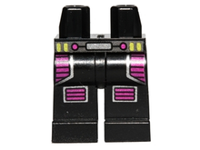 Plaatje in Gallery viewer laden, LEGO® los onderdeel Benen met Motief Zwart 970c00pb0116
