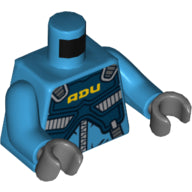 Plaatje in Gallery viewer laden, LEGO® Lijf met Motief Donker Azuurblauw 973pb0903c01