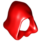 LEGO® los onderdeel Hoofddeksels in kleur Rood 30381