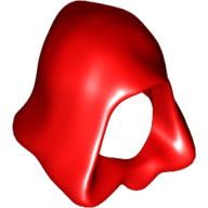 LEGO® los onderdeel Hoofddeksels in kleur Rood 30381