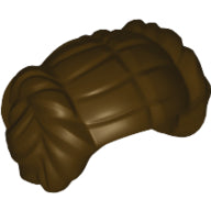 Plaatje in Gallery viewer laden, LEGO® los onderdeel Haar in kleur Donker Bruin 92758