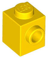 Plaatje in Gallery viewer laden, LEGO® los onderdeel Steen Aangepast in kleur Geel 87087