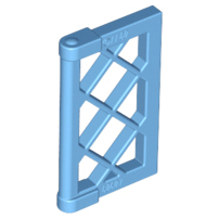 Plaatje in Gallery viewer laden, LEGO® los onderdeel Venster, Ruit en Luik Medium Blauw 60607