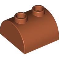 LEGO® los onderdeel Dakpan Gebogen Donker Oranje 30165