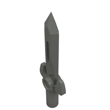 Plaatje in Gallery viewer laden, LEGO® los onderdeel Wapen Donker Blauwachtig Grijs 94158c