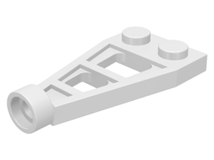 LEGO® los onderdeel Plaat Aangepast in kleur Wit 4596