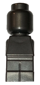 LEGO® los onderdeel Lijf Accessoire Parel Donkergrijs 85863