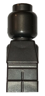 LEGO® los onderdeel Lijf Accessoire Parel Donkergrijs 85863