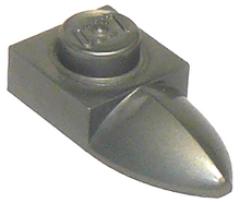 Plaatje in Gallery viewer laden, LEGO® los onderdeel Plaat Aangepast in kleur Zilver 49668