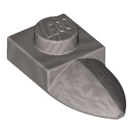 LEGO® los onderdeel Plaat Aangepast in kleur Zilver 49668