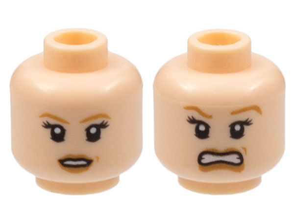 LEGO® los onderdeel Hoofd in kleur Lichte Noga 3626cpb0556