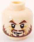 Plaatje in Gallery viewer laden, LEGO® los onderdeel Hoofd in kleur Lichte Noga 3626pb0558