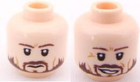 LEGO® los onderdeel Hoofd in kleur Lichte Noga 3626pb0576