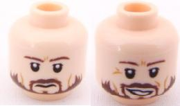 LEGO® los onderdeel Hoofd in kleur Lichte Noga 3626pb0576