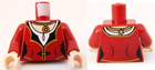 LEGO® los onderdeel Lijf met Motief Donkerrood 973pb0871c01