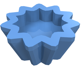 LEGO® los onderdeel Friends in kleur Medium Blauw 93082g