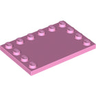 LEGO® los onderdeel Tegel Aangepast in kleur Fel Roze 6180