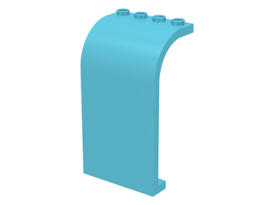 LEGO® los onderdeel Paneel in kleur Medium Azuurblauw 2571