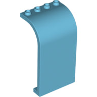 LEGO® los onderdeel Paneel in kleur Medium Azuurblauw 2571