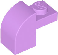 LEGO® los onderdeel Dakpan Gebogen Medium Lavendel 6091