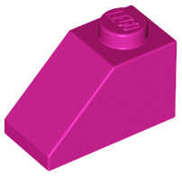 Plaatje in Gallery viewer laden, LEGO® los onderdeel Dakpan Algemeen in kleur Magenta 3040