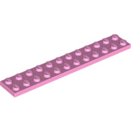 Plaatje in Gallery viewer laden, LEGO® los onderdeel Plaat Algemeen in kleur Fel Roze 2445