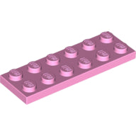 LEGO® los onderdeel Plaat Algemeen in kleur Fel Roze 3795