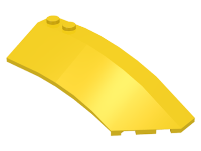 LEGO® los onderdeel Wig in kleur Geel 41749