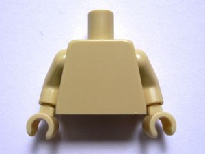 LEGO® los onderdeel Lijf in kleur Geelbruin 973c00