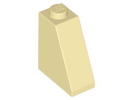 LEGO® los onderdeel Dakpan Algemeen in kleur Geelbruin 60481