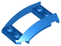 LEGO® los onderdeel Wig in kleur Blauw 47755