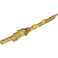 Plaatje in Gallery viewer laden, LEGO® los onderdeel Wapen in kleur Parel Goud 93055
